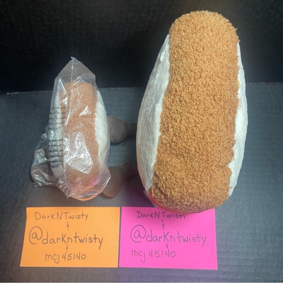 BNWT SET OF 2 JELLYCAT TOAST LARGE AND SMALL PLUSH - Picture 3 of 11